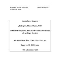 Vortrag 1: Rohstoffstrategien für die Zukunft