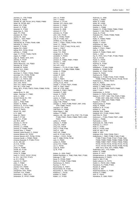 Author Index - European Heart Journal