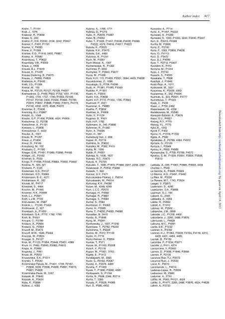 Author Index - European Heart Journal