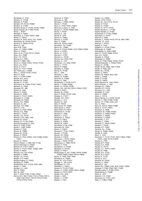 Author Index - European Heart Journal