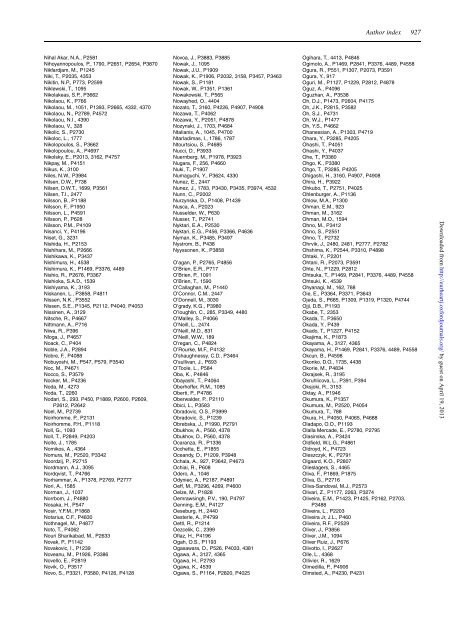 Author Index - European Heart Journal