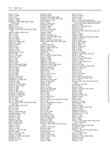 Author Index - European Heart Journal