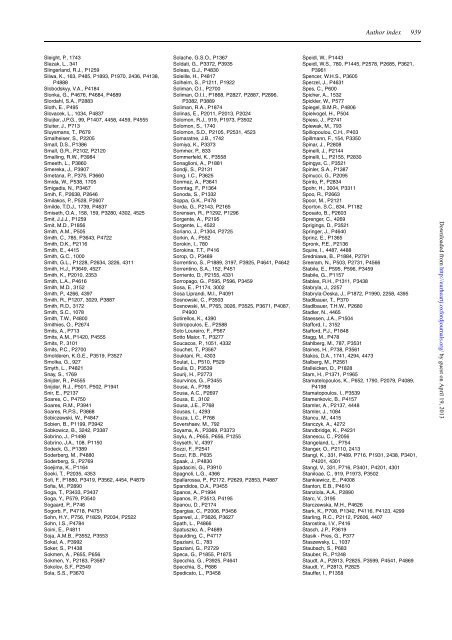 Author Index - European Heart Journal