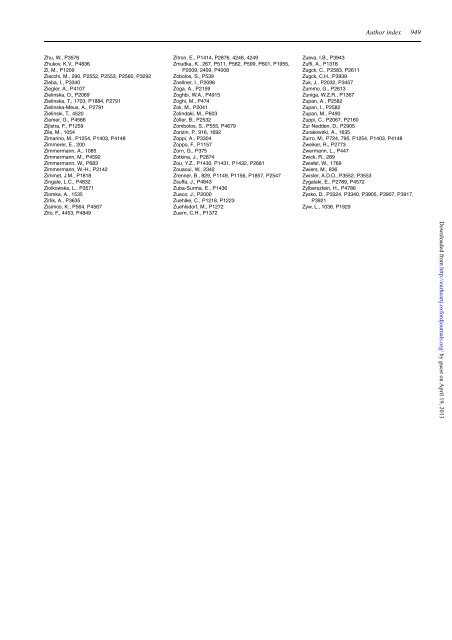 Author Index - European Heart Journal