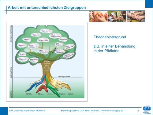 Download Präsentation Ergotherapie - Berufsbild und ... - DAA Berlin