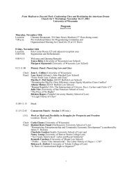 Link to Final Program - University of Wisconsin Law School