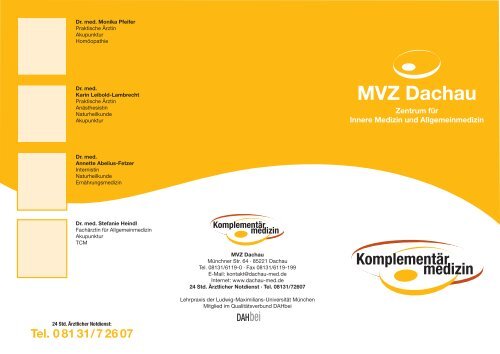 Akupunktur Mvz Dachau