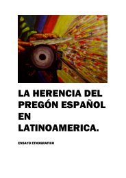 la herencia del pregón español en latinoamerica. - Nuestro.cl