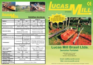 Lucas Mill Brasil Ltda. - Serraria portatil LucasMill