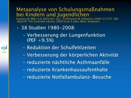 Vortrag: Asthma bronchiale - Deutsche Akademie für ...