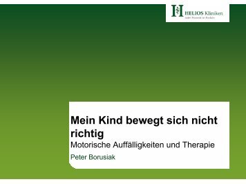 Vortrag: Mein Kind  bewegt sich nicht richtig - Motorische ...