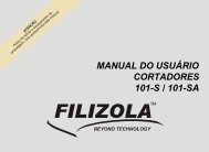 Manual Cortador 101 SA - Filizola