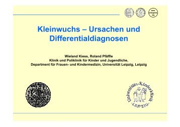 Kleinwuchs â Ursachen und Differentialdiagnosen, 5.480 Kb