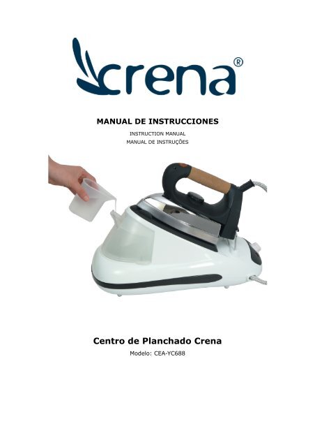 Manual de Intrucciones_ Centro de planchado_ ... - Cupones Crena