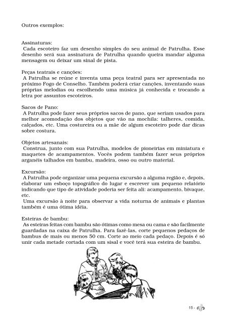 Manual para a Segunda Classe.