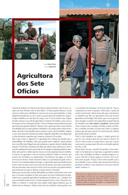 Revista Viver 5 - Agriculturas e agricultores da BIS - Adraces