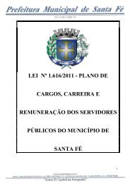Lei 1.616 - Plano de Carreira dos Servidores - Prefeitura Municipal ...
