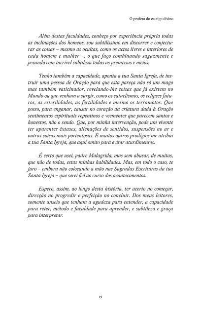 O profeta do castigo divino - Pedro Almeida Vieira