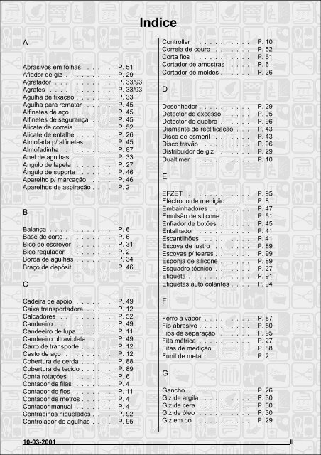 Catalogo completo - jomro