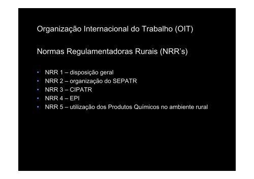 Riscos no setor de alimentação e trabalho rural - SimuCAD