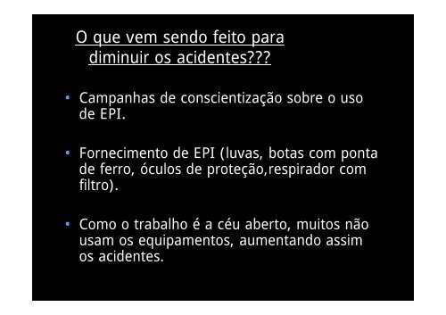 Riscos no setor de alimentação e trabalho rural - SimuCAD