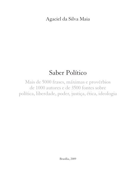 Saber Político - Alexandre Krecke