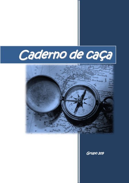 Caderno de caça - Grupo 209