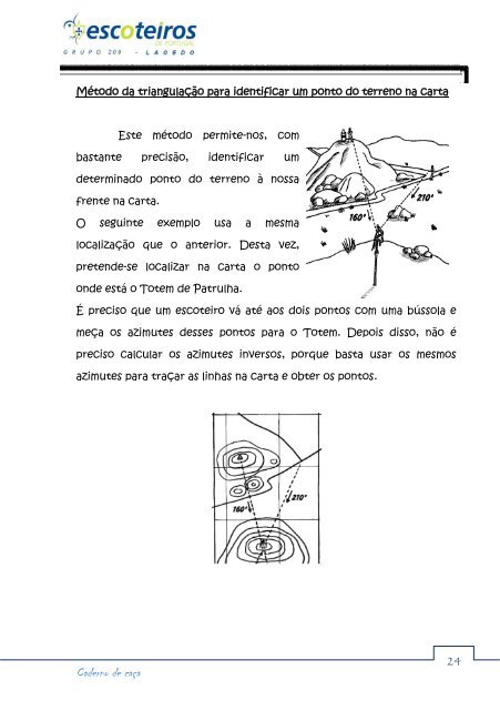 Caderno de caça - Grupo 209