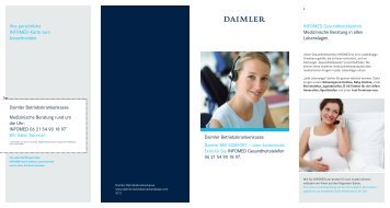 INFOMED Gesundheitstelefon - Daimler BKK