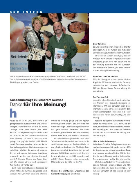 UNSER MAGAZIN - Daimler BKK