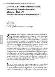Deutsch-Amerikanischer Frauenclub Heidelberg/German ... - d.a.i.