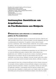 Insinuações Semióticas em Arquitetura: do Pós ... - PUC-Rio