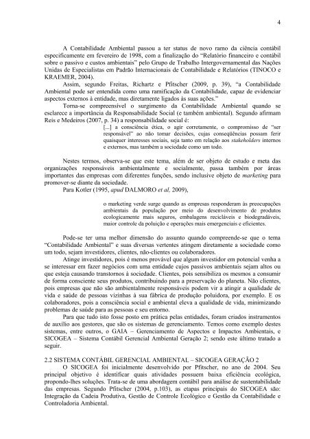 ANÁLISE DE SUSTENTABILIDADE: Estudo de caso em ... - Engema