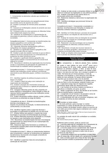 Caderno de Questões – ENEM