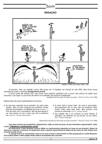 prova multidisciplinar - Oficina do Estudante