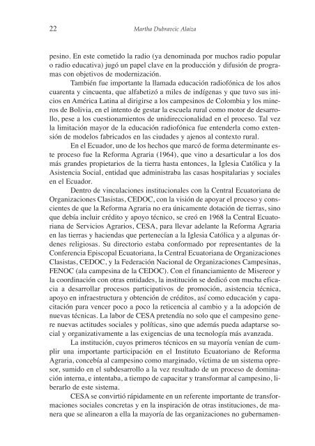 SM21-Dubravcic-Comunicación popular.pdf - Repositorio UASB ...