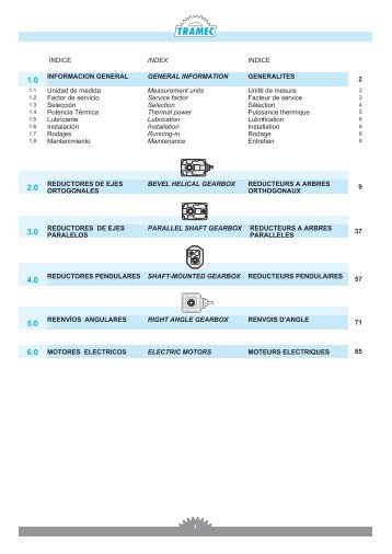 Documentación técnica reductores ortogonales ... - PMZ Comatrans