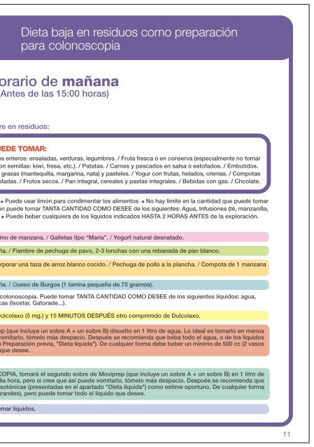 Dieta preparacion colonoscopia moviprep Dieta preparacion colonoscopia moviprep