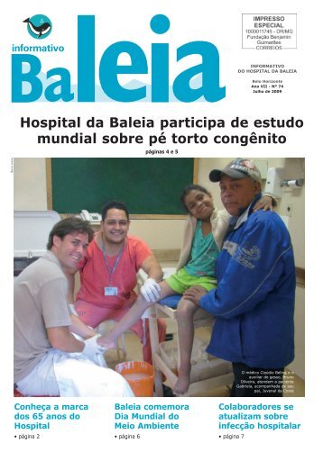 Hospital da Baleia participa de estudo mundial sobre pé torto ...