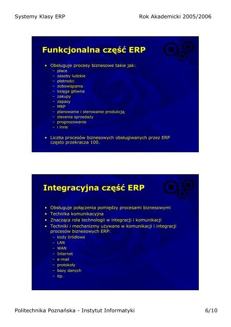 Systemy klasy ERP