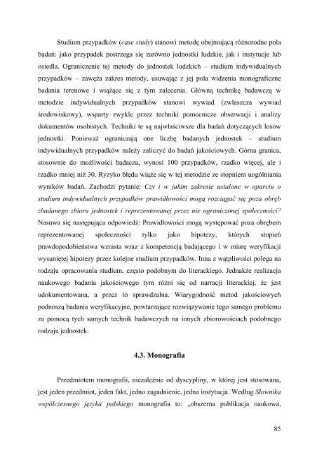 Wojciech Cichosz METODOLOGIA Elementarz Studenta