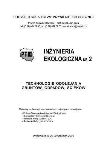 Inżynieria Ekologiczna Nr 2