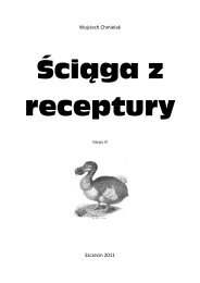 ściąga z receptury (pdf) - RECEPTURA.farmacja.pl