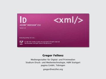 InDesign und XML - PDF - Data2Type