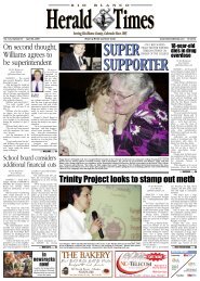 Trinity Project looks to stamp out meth THE BAKERY - Herald Times