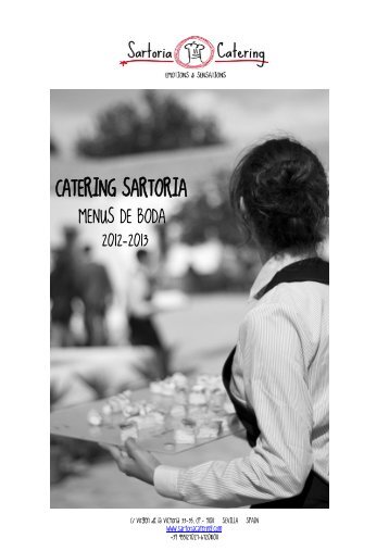 catering sartoria menus de boda - Sartoria catering Sevilla