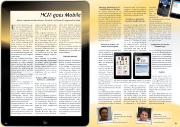 HCM goes Mobile - DATAKONTEXT