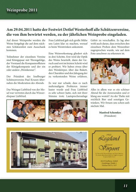 Anholter Schützenpostille 2012 - Ausgabe 01