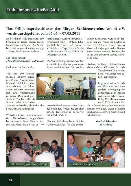 Anholter Schützenpostille 2012 - Ausgabe 01