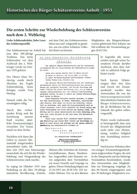 Anholter Schützenpostille 2012 - Ausgabe 01